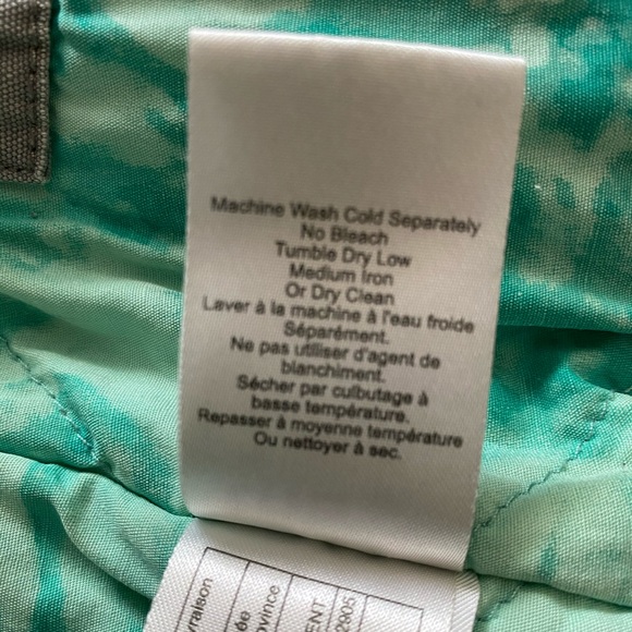 TNA Vintage Grey Bomber Jacket Teal Tie Dye Lining - Picture 5 of 11